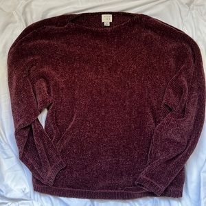 Small burgundy sweater
